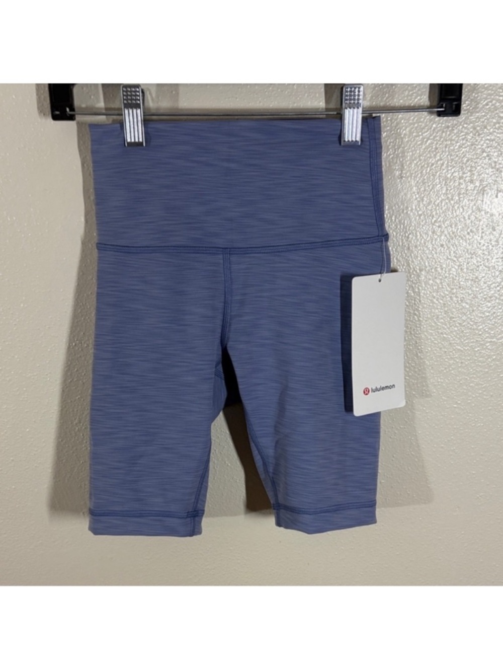 lululemon athletica Heathered Periwinkle High-Rise Bike Shorts